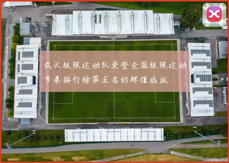 武汉极限运动队荣登全国极限运动节奏排行榜第五名的辉煌成就